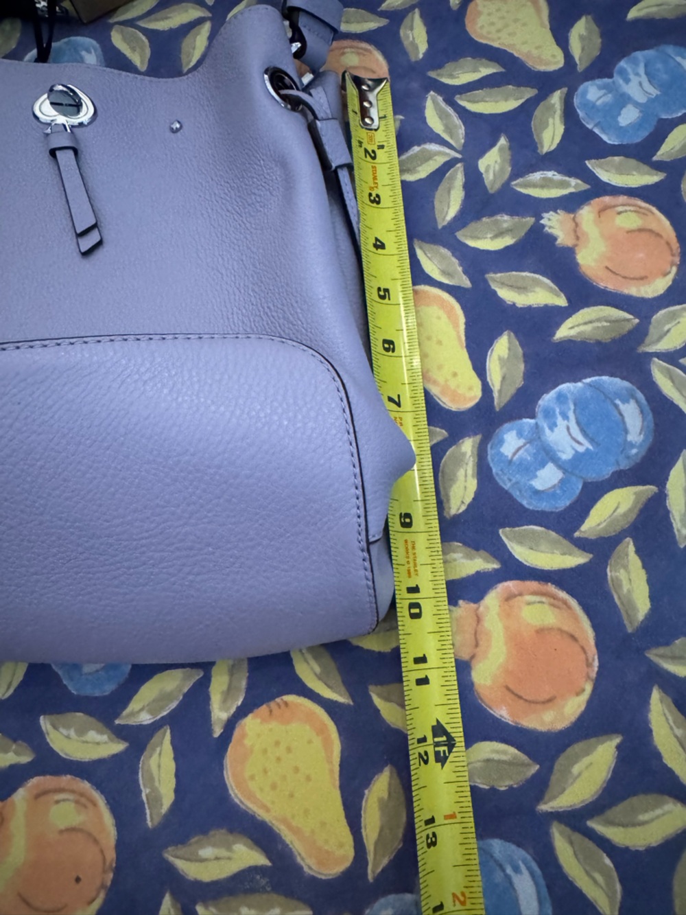 kate spade lavender pebbled leather shoulder bag - Picture 10 of 12